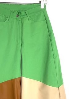 Pantalon T.24 Verde Y Camel (82202) - comprar online