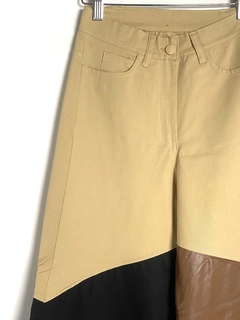 Pantalon Negro Y Camel (82211) - comprar online