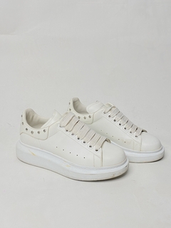 2da Zapatilla Alexander McQueen T.36 Blanca (83336)