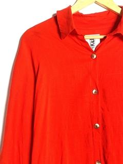 Camisa Lino T.L Rojo (78723) - comprar online