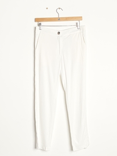 Pantalon Jazmin Chebar T.3 Blanco (78971)
