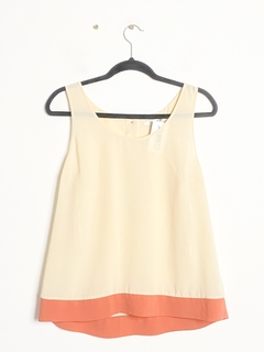 Musculosa beige FOREVER21 T.L (V2645)