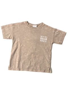 Remera beige ZARA T.12M (K1939)