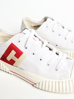 Zapatillas cher blanco y rojo T.36 (V2240) - comprar online