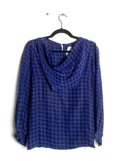 Blusa Pied de Poul Azul T.M (V1250)