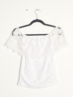 Blusa Blanca Brodery Choice T.1 (V2282)