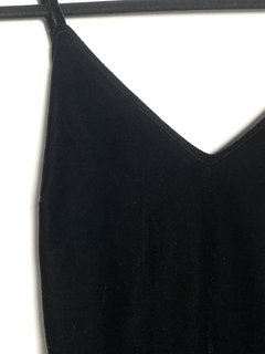 Vestido Velvet Negro con Lazo 47 Street T.2 (V2414) - comprar online
