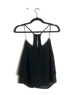 Musculosa Negra Gasa T.M (V1024)