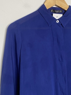 Camisa mango T.XS Azul 79948 Comprar en BUNKERBSAS
