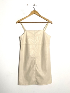 2da Vestido Ecocuero T.M Beige (84590)