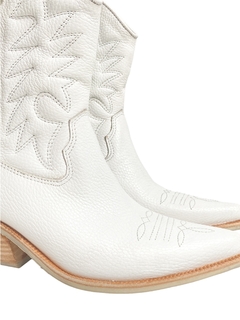 Bota FB T.37 Blanco Cuero (81145) - comprar online