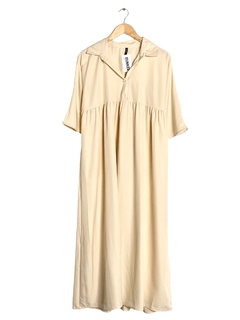 Vestido Checa T.S Beige (82208)