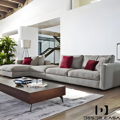 Sillón sofá ibiza esquinero 3 módulos 3,40mts en tela premium
