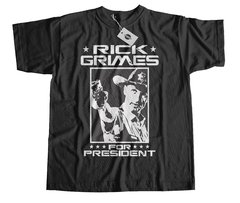 Remera The Walking Dead Rick for President