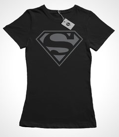 Remera Superman escudo Plata - comprar online