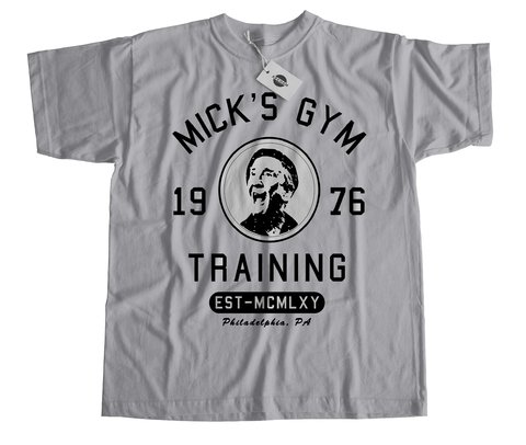 Remera Rocky Mick's Gym Gris