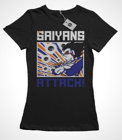 Remera Drago Ball Z Saiyans Attack! - comprar online