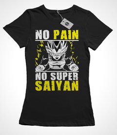 Remera Drago Ball Z Vegetta No Pain No Super Saiyan - comprar online