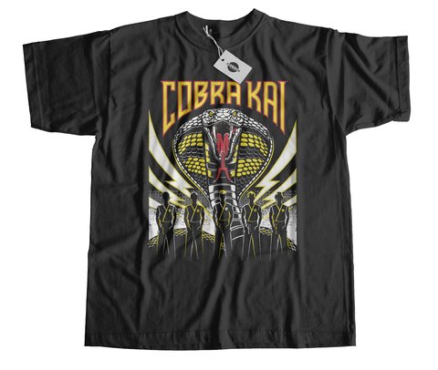 Remera Cobra Kai Negra