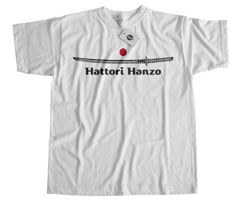 Remera Kill Bill Hatori Hanzo Blanca