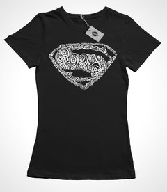 Remera Superman escudo tribal - comprar online