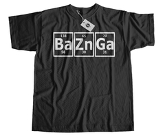 Remera The Big Bang Theory Bazinga negra