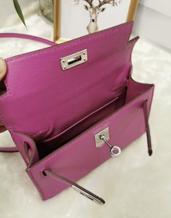 Bolsa Hermes Kelly Mini 20 Rosa Pink Italiana - comprar online