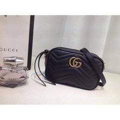 Bolsa Gucci Marmont Mini Preta Italiana