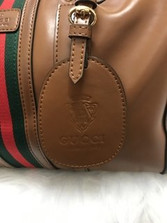 Bolsa Gucci Boston Bau Marrom Italiana na internet