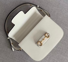 Bolsa Gucci Horsebit 1955 Transversal Branca Italiana - comprar online