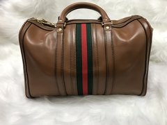 Bolsa Gucci Boston Bau Marrom Italiana - loja online