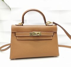 Bolsa Hermes Kelly Mini 20 Caramelo Italiana