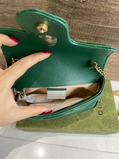 Imagem do Bolsa Gucci Marmont Super Mini Verde Italiana