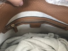 Bolsa Gucci Soho Shoulder Zíper Caramelo na internet