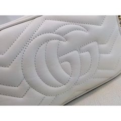 Gucci Marmont Mini Branca Off White Italiana - comprar online