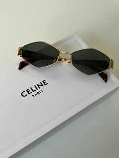 Óculos Celine Colorido Com Bolsinha Italiana - Bolsas e Grife