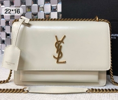 Bolsa YSL Sunset Off White Italiana