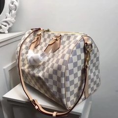 Bolsa Louis Vuitton Speedy Bandouliere 30cm Damier Azur Italiana na internet