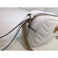 Gucci Marmont Mini Branca Off White Italiana - Bolsas e Grife