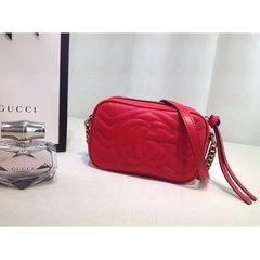 Bolsa Gucci Marmont Mini Vermelha Italiana - comprar online