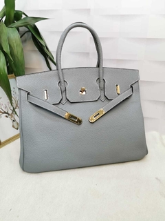 Bolsa Hermes Birkin 35 Azul Claro Italiana - comprar online