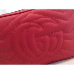 Bolsa Gucci Marmont Mini Vermelha Italiana - Bolsas e Grife