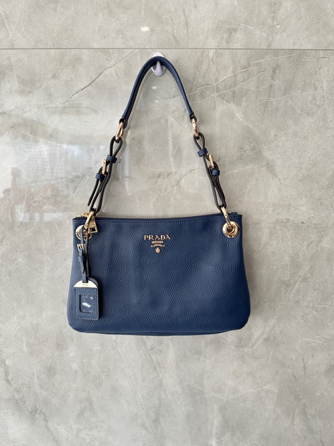 Bolsa Prada em Nylon Azul