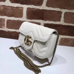 Bolsa Gucci Marmont Super Mini Branca Off White Italiana - Bolsas e Grife