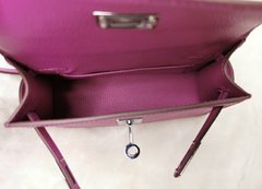 Bolsa Hermes Kelly Mini 20 Rosa Pink Italiana - Bolsas e Grife