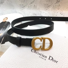 Cinto Dior CD Preto Italiana - loja online