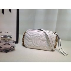 Gucci Marmont Mini Branca Off White Italiana - loja online