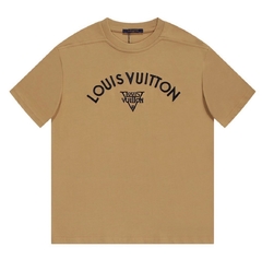 Camiseta Louis Vuitton Bege Bordada Italiana