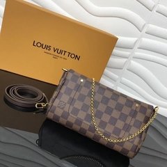 Bolsa Louis Vuitton Favorite Pm Damier Ebene Italiana - Bolsas e Grife