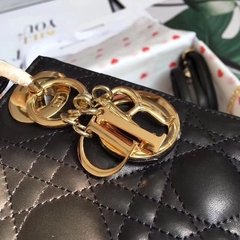 Bolsa Lady Dior Pequena Preta Italiana - comprar online